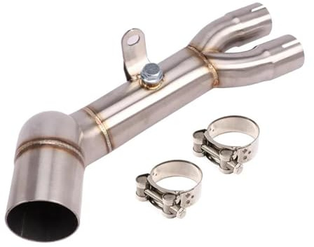 SKINII Pot Moto Pot Echappement pour CB1000R pour CB 1000R 2008-2018 Échappement Moto Tuyau Liaison Intermédiaire Modifié Tube Silencieux Slip on Pot d'échappement