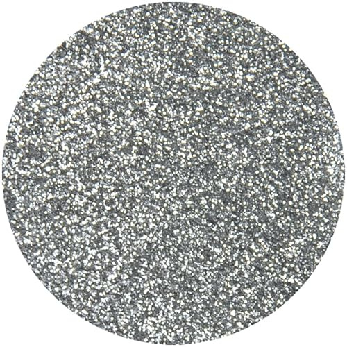 Eulenspiegel 907436 - Bio Glitter Silber, fein, 6 g, biologisch abbaubar, Glitzer für Gesicht & Körper