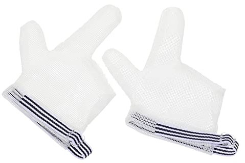 ANDRESLAD Babys Fingerlutsch Schutz Handschuhe Verstellbar Aus Hautfreundlichem Nylon Mit Atmungsaktivem Mesh Für Daumenlutschen Und Kratzschutz Bei Kleinkindern