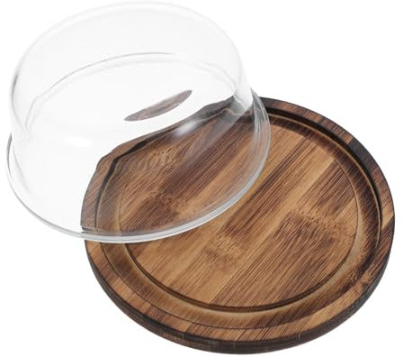 ULTECHNOVO Plato Para Queso Con Cúpula Mantequera Para Frigorífico Diseño Estético y Práctico