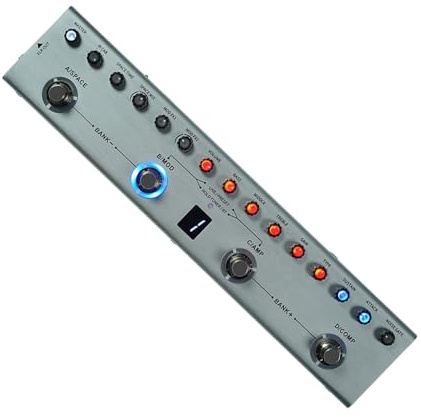 Pedal de efectos múltiples para guitarra, ecualizadores de 3 bandas, pedal de guitarra eléctrica, 3 retardos, 3 reverberaciones, pedal de efectos de guitarra