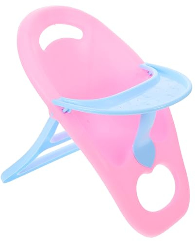 iplusmile Seggiolone per Bambole Piccolo in Plastica Sedia per l'Allattamento delle Bambole Sicuro e Portatile Giocattolo per e Decorazione