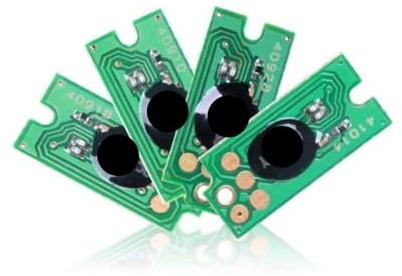 4Pcs Toner Reset Chips Compatibile con Phaser 6020 6022 6025 6027 Immatrici - Set Magenta giallo di Cyan nero