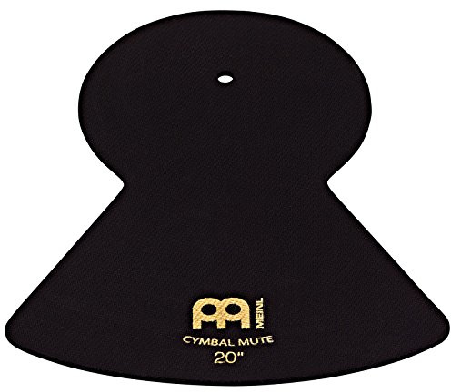 Meinl Cymbals Cymbal Mute Schlagzeug Becken Dämpfer 20 Zoll (50,80cm) für geräuscharmes Üben Zuhause – Drumset Zubehör, Schwarz (MCM-20)