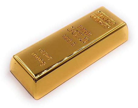 H-Customs Goldbarren aus Metall USB Stick 8 GB Speicher USB 2.0