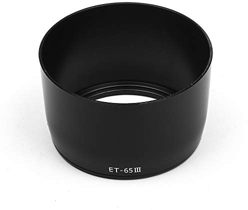 Fotover ET-65 III Gegenlichtblende Sonnenblende Streulichtblende Ersatz kompatibel mit Canon EF 85mm f/1.8 USM&EF 135mm f/2.8 SOFTFOCUS&EF 100-300mm f/4.5-5.6 USM Objektiv