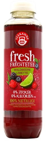 Teekanne fresh Waldbeere Limette, 500ml, 12er Pack EINWEG Pfand