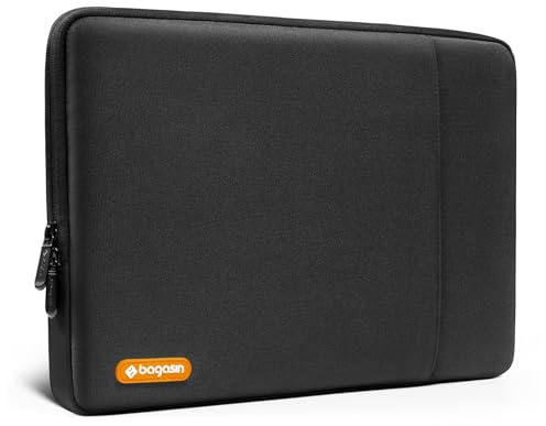 bagasin Custodia Laptop 14-15,3 pollici compatibile con MacBook Air 15 pollici M5 2026, M4/M3/M2 2025-2023 / Dell XPS 15 Plus, borsa porta computer impermeabile con tasca compatibile con MacBook Pro