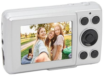 Ejoyous 16Mp 16X Compact Camera, Digitalkamera 1080P Video Recording 128G Storage Support Digital Camera, Eing- With 2.4 Inch Display For Photography Video (Gray)