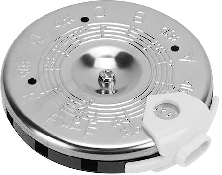 Levemolo Gitarrenstimmgerät mit 13 Tönen 13 Löchern und 13-ton Gitarrenstimmgerät für Präzise Tonhöhe Leicht Silber