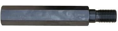 WEFARU Diamantbohrkronen Verlängerung 200 mm – 1 1/4 UNC Stahl – für Kernbohrgeräte & Bohrkronen – Nass- & Trockenbohrung – Innen-Ø 18 mm – gehärteter Stahl – robust & langlebig