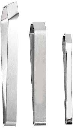 Pinze per rimuovere lische di pesce, in acciaio inox, 3 pezzi, pinze per estrattori, pinzette, utensili da cucina, gadget per frutti di mare