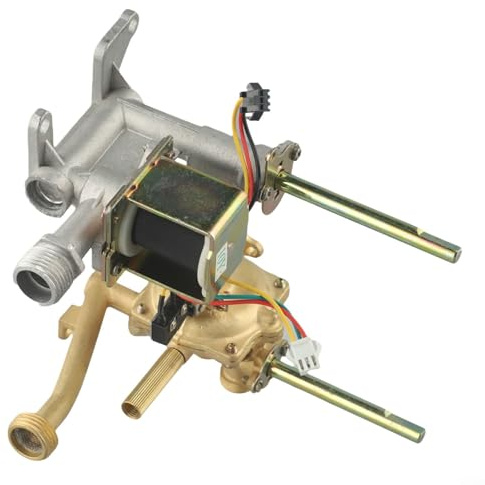 Copper Water And Gas Linkage Valve Assembly For 7-10L Gas Water Heater, 150MM Copper Assembly, Heating System Part, Easy Installation, Smooth Water Flow Control