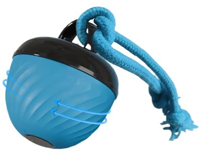 Pavsicgn Interaktives Hundespielzeug – Interaktiver Spielball Für Hunde, Moving Dog Ball Für Hunde, Hundeball Elektrisch Intelligentes Hundespielzeug Ball Mit Schnur