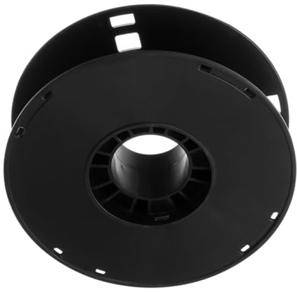 Ciieeo Avvolgicavo in Plastica Nero Portatile da 1Kg Supporto Bobina Vuoto per Cavo Elettrico e Prolunga Design Anti-Groviglio per Casa Ufficio e Officina