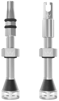 Peaty's Holeshot Fast Flow Tubeless Valves - High Airflow Anti Sealant Clog Design, Fast Tyre Setup, Fully Serviceable 7075 Aluminium, Bike Tyre Valves Compatible with MTB Rim Inserts