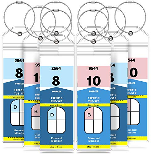 GreatShield Soporte de Etiquetas de Equipaje para Crucero - 8 Pack