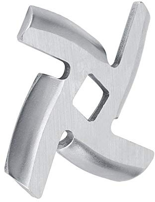 (Lot de 2) Chef Lame de broyeur de viande Pièce de rechange en acier inoxydable Cuisine Alimentaire Viande Hachoir Concasseur Hachoir Coupeur Couteau Remplacement pour Électrique ou Manuel (Small)