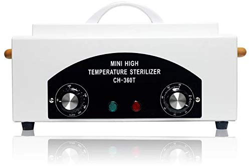 Mini Haute température Stérilisateur UV Portable Armoire de désinfection avec Timing intelligent pour Outils de manucure Serviette de ciseaux Nécessités quotidiennes