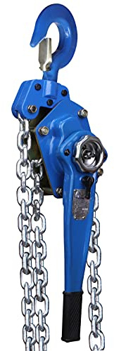 Pallit Kettenzug 6000 kg – Ratschenzug mit mechanischer Lastbremse, 4,5 m Kettenlänge, CE-zertifiziert, für Werkstatt, Industrie & Forst als Handseilwinde LEVER-XL