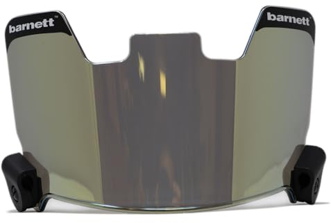 barnett Reve Visiera REVO Gold Casco da Calcio Americano, oro, 21.2 x 13.6 x 7.8 cm Taille unique