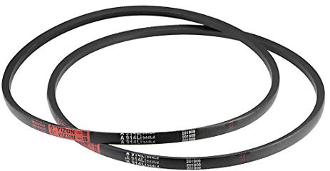 sourcing map A914 Keilriemen 914mm Innenumfang 13mm Obere Breite 8mm Dicke A-Profil-Gummiantriebsriemen Zahnriemen Flachriemen 2 Stück