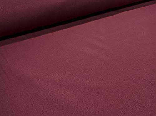 DESCONOCIDO RIVERO Tejidos. Tejido de loneta Lisa en Color Burdeos nº 303 con 280 cm de Ancho. Se Vende por Metros. Ideal para la confección de Cortinas, Cojines..