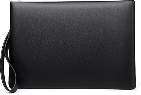 FSD.WG Mens Clutch Bag Man Purse Handbag 12 inches Large Hand Bag Big Clutch Wallet