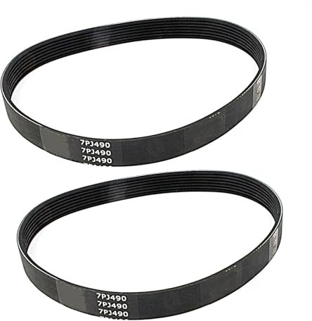 Sankuai 2pz/Confezione, 7EPJ 490 Cinghia di Trasmissione in Gomma Sincrona, Compatibile con Falciatrici Rotanti QUALCAST, Cinghia Dentata A Circuito Chiuso