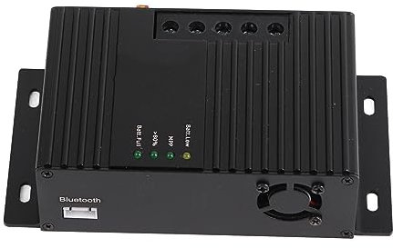 Contrôleur de Chargeur Solaire MPPT, Double Charge de Batterie Résistant à l'usure 12 V Contrôleur de Chargeur Solaire Affichage Intelligent Coque en Alliage d'aluminium pour Camping-car (MPPT5025A