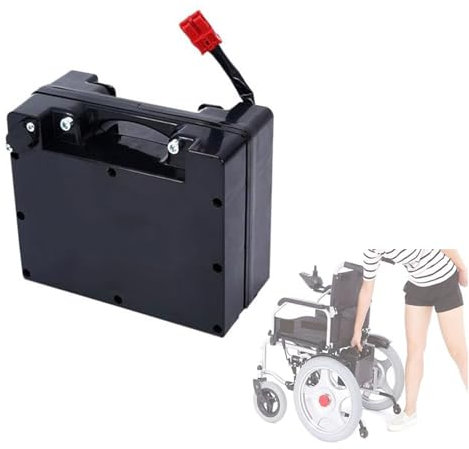 Dbtxwd 24V Lithium Battery Pack, 12Ah 15Ah20ah Electric Wheelchair Battery 25Ah 30Ah 35Ah 40Ah 45Ah 50Ah Rechargeable Battery with Charger And Anderson Plug Motor Kits,24V 25AH