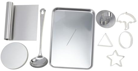 MILISTEN 1 Satz Zuckerkeksform Stern-Ausstechformen Backform für Teig Weihnachtssüßigkeit Kekse Kuchenform Backausstechformen aus Metall Rostfreier Stahl Cutter Latté Suite