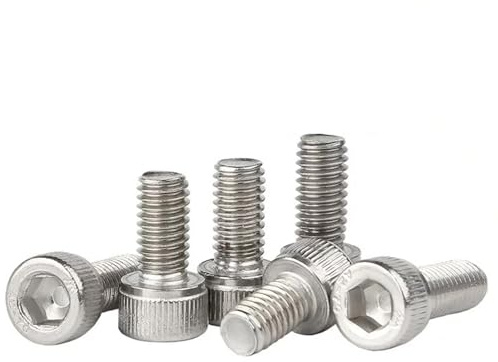 TOP-VIGOR M2.5 x 6mm Socket Head Cap Screws, Stainless Steel Allen Bolts