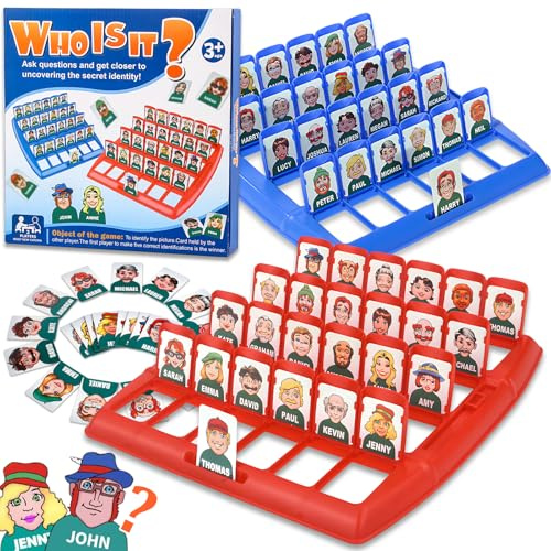 Indovina Chi - Gioco da Tavolo per Bambini, Gioco di Pensiero Logico Intellettuale per 2 Giocatori