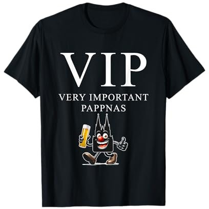 VIP Pappnas Kölle Alaaf Konfetti Karneval Faschingumzug T-Shirt
