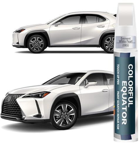 Eminent White Pearl(085) Touch Up Paint for Lexus, Car Paint Pen Scratch Repair Two-In-One Touch Up Paint, Premium Car Scratch Remover for Deep Scratches