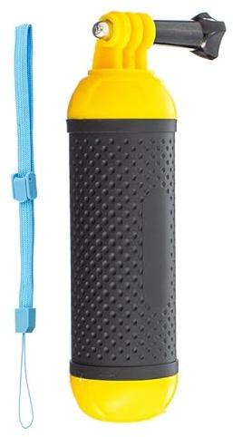 REFLEX CAMERA Floating Hand Grip for GoPro Hero 5-13 – Waterproof, Non-Slip Buoyant Handle with Adjustable 180° Mount – Stabilizer Stick for Underwater Diving, Surfing, Snorkeling, – with Wrist Strap