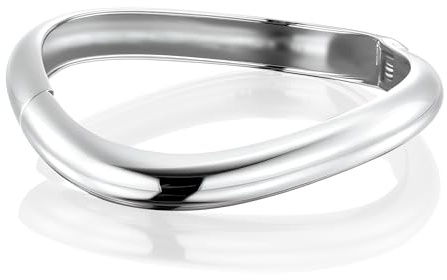 ALEXCRAFT 925 Sterling Silber Armband Damen, 14K Gold Irregulär Armreif