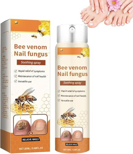 Timilk Fungibee Advanced Nail Repair Spray,Nail Repair Essence Sprays,Bee Venom Nail Fungus Soothing Spray for Toenail,Fungal Nail Treatment,Nail Repair Treatment for Weak and Damaged Nail (1 Pcs)