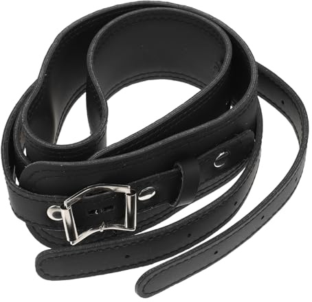 SAFIGLE Verstellbarer Leder tuba tragegurt Schulterriemen mit Schnalle Komfortabler Langlebiger Trombone Belt für Musiker Zubehör Druckentlastend und Modisch Gestaltet