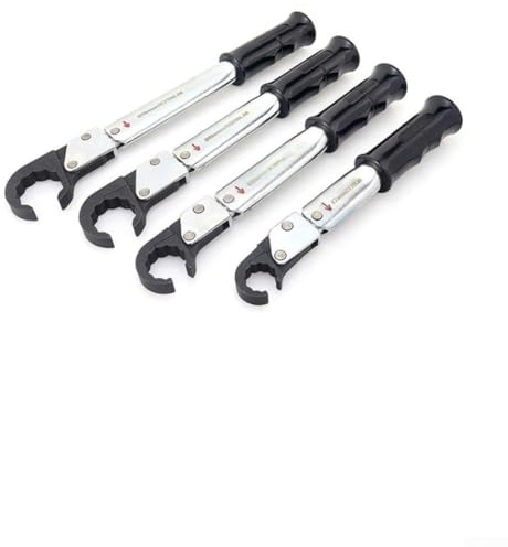 LatoYard Chiave dinamometrica con funzione a cricchetto per uso automobilistico e HVAC, lunghezza 21,6-29,4 cm, presa sicura per tubi in rame da 1/4-5/8