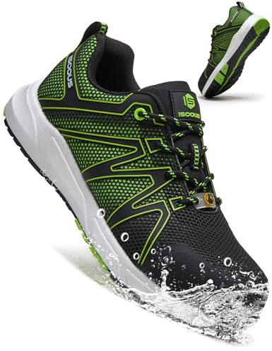 Zapatos de Seguridad Hombre Mujer S3S ESD SRC FO Zapatillas de Seguridad | Impermeable Antideslizante Calzado de Seguridad Ligeros Sin Metal Punta Composite de Fibra de Vidrio Comodos