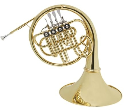 Professionelles Waldhorn Waldhorn B-Dur Vierklappiges Einreihiges Westernblasinstrument Tuba