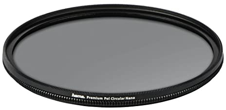 Hama NSC18 Polarisationsfilter (zirkulärer Polarisator, Oberglas, Gewindedurchmesser 58 mm, Rahmenstärke 4,5 mm, Vordergewinde, 18-lagig) schwarz