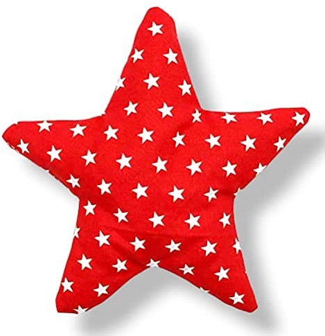 kirschkernkissen baby roterstern“, wärmekissen baby, babygeschenke zur geburt, kirschkernkissen mikrowelle, 18X18cm, 100% Baumwolle, 150g