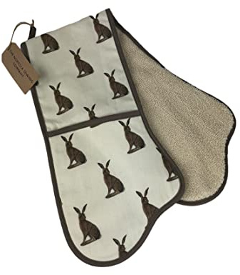 AGA Cookshop Multicolor Oblong Cotton 100% Double Oven Glove