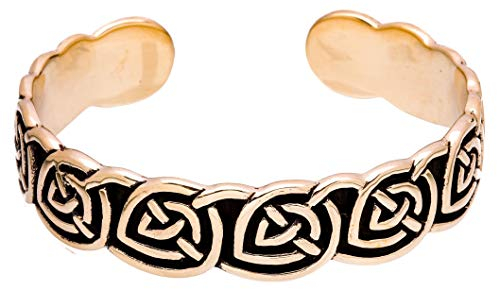 Windalf Keltischer Armreif SULIS Ø 6 cm Kelten Knoten Armschmuck Antik Bronze