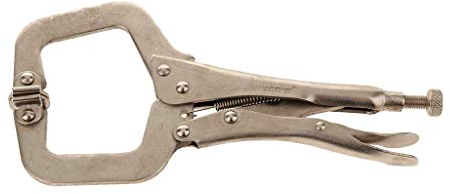 Tubayia Edelstahl C-Klemme Gripzange Schweißklemmen Zange Handwerkzeug für Schweißer (w0032 c225mm)