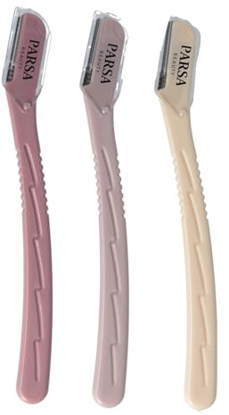 PARSA Beauty Augenbrauen- und Gesichtshaarentferner für Frauen und Männer | (3er Set), Präziser Augenbrauentrimmer für perfekte Augenbrauen und Gesichtshaarentfernung, Präzise Entfernung