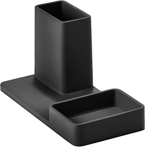 Zone Denmark, Stiftehalter Schreibtisch, Stiftebecher, Schreibtischorganizer, 20 x 10 x 10,5 cm, Schwarz